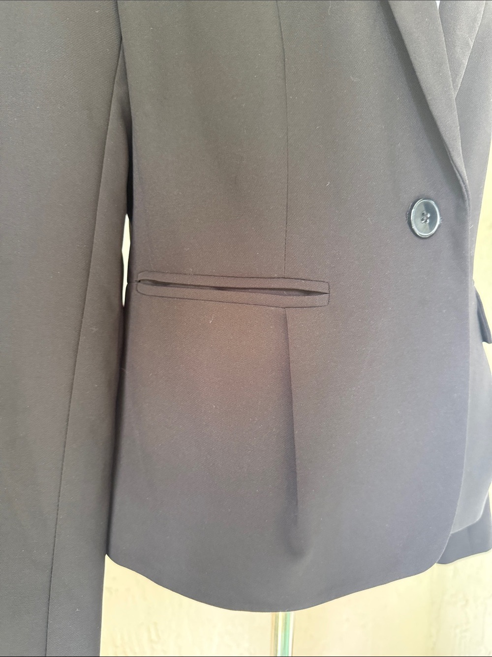 Liz Claiborne Black Single-Button Women's Blazer - Picture 3 of 11